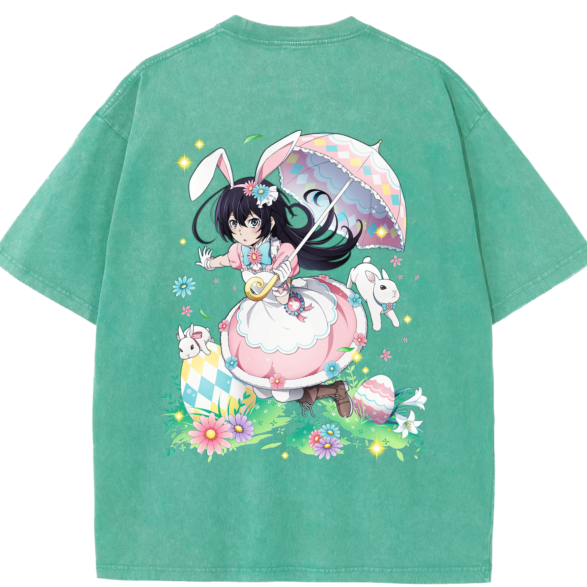 （画像用） 文豪ストレイドッグス Bungo Stray Dogs 綿100% ヴィンテージ風 半袖Tシャツ（背面プリント）